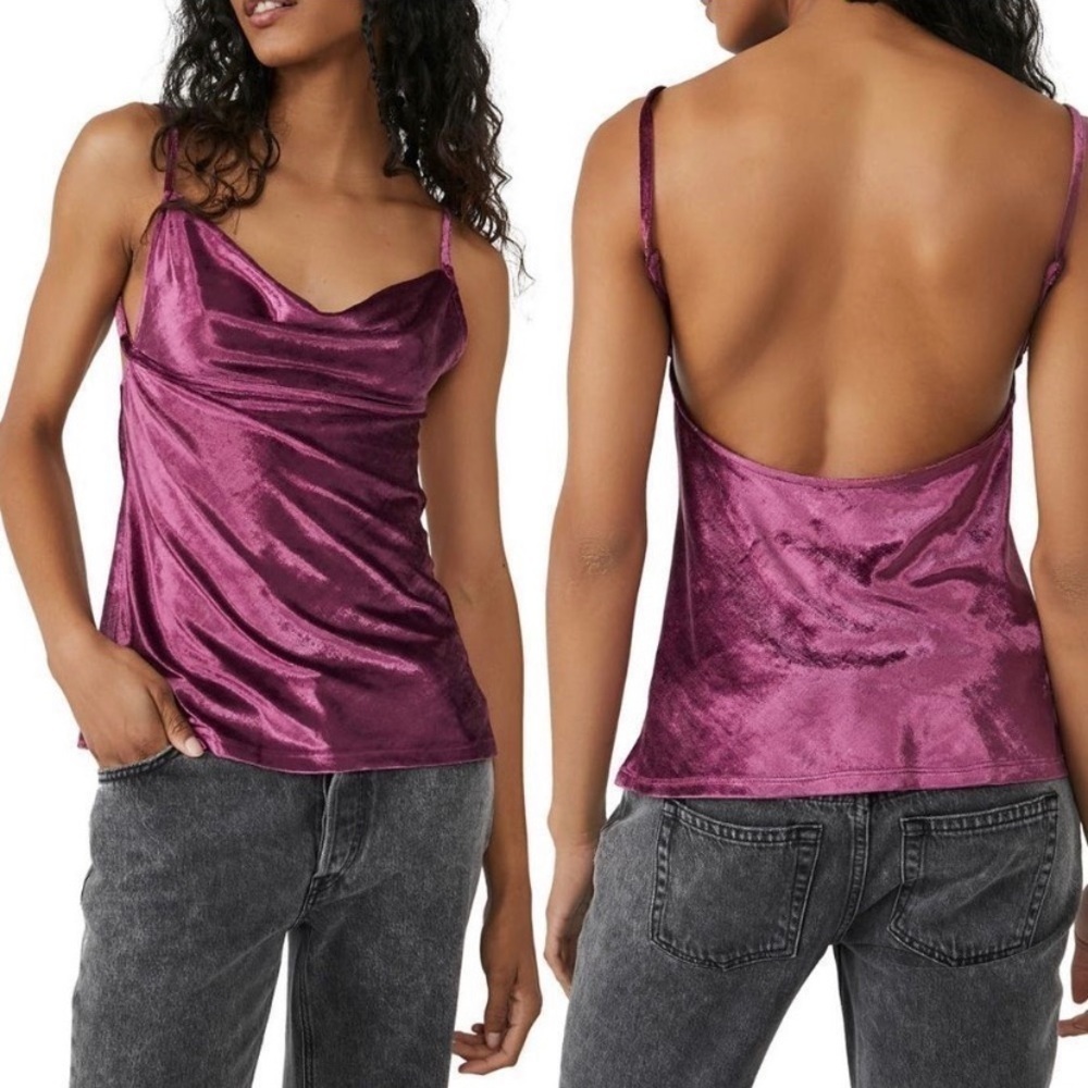 Free people all night velvet tunic